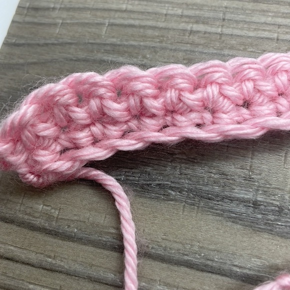 Pink Crochet Handmade Bracelet - Picture 4 of 5